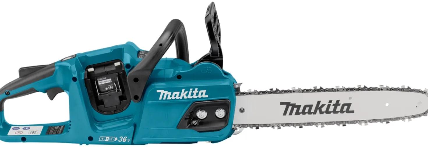 Makita DUC355PG2J LXT 2x18V Li-Ion accu kettingzaag set (2x 6.0Ah) in Mbox - 35cm