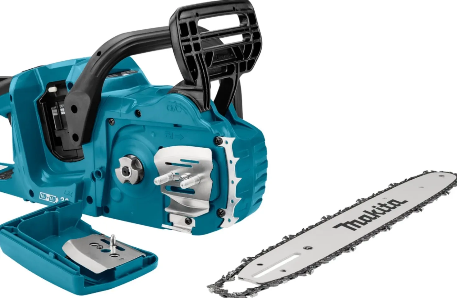 Makita DUC355PT2 LXT 2x18V Li-Ion accu kettingzaag set (2x 5.0Ah) - 35cm