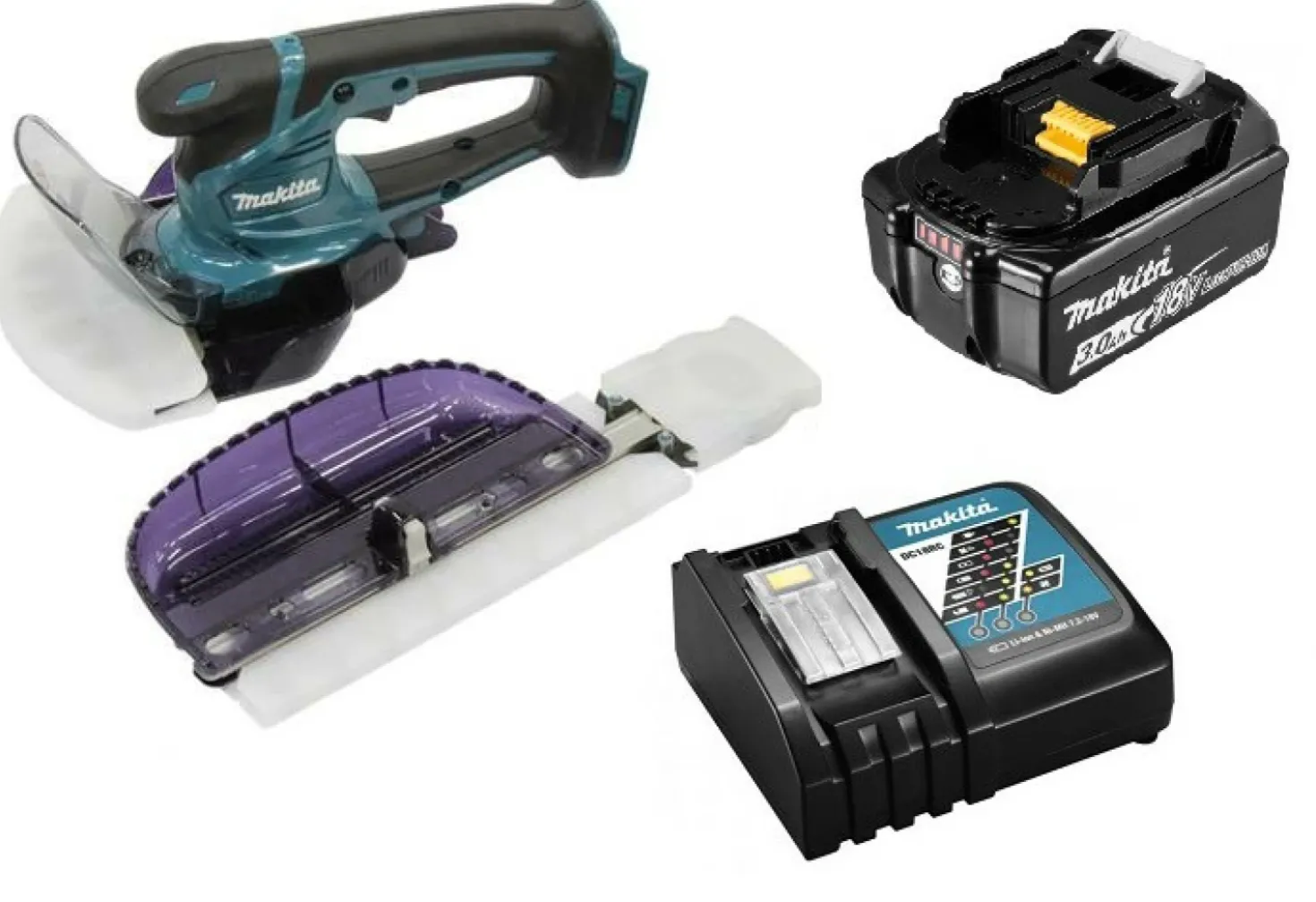 Makita DUM604RFX 18V Li-Ion accu grasschaar set (1x 3.0Ah accu) - 160mm