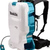 Makita DVC660PT2 2x18 V Rugstofzuiger voor schoonmaak Body (2x 5.0Ah accu en duolader) - 6L - Koolborstelloos