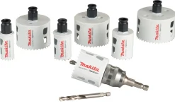 Makita E-12295 10 Delige Bi-Metaal gatenzaagset - 25 / 32 / 40 / 51 / 65 / 68 / 76mm