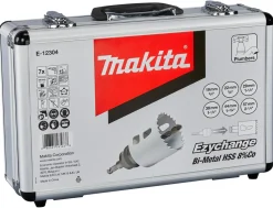 Makita E-12304 7-delige Gatzaagset in koffer - 44mm - hout/metaal - Ezychange snelwisseladapter