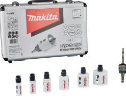 Makita E-12304 7-delige Gatzaagset in koffer - 44mm - hout/metaal - Ezychange snelwisseladapter
