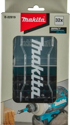 Makita E-22919 32-delige Schroefbitset Impact Black