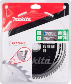 Makita E-12273 Efficut afkortzaagblad voor WPC - 260 x 30 x 75T