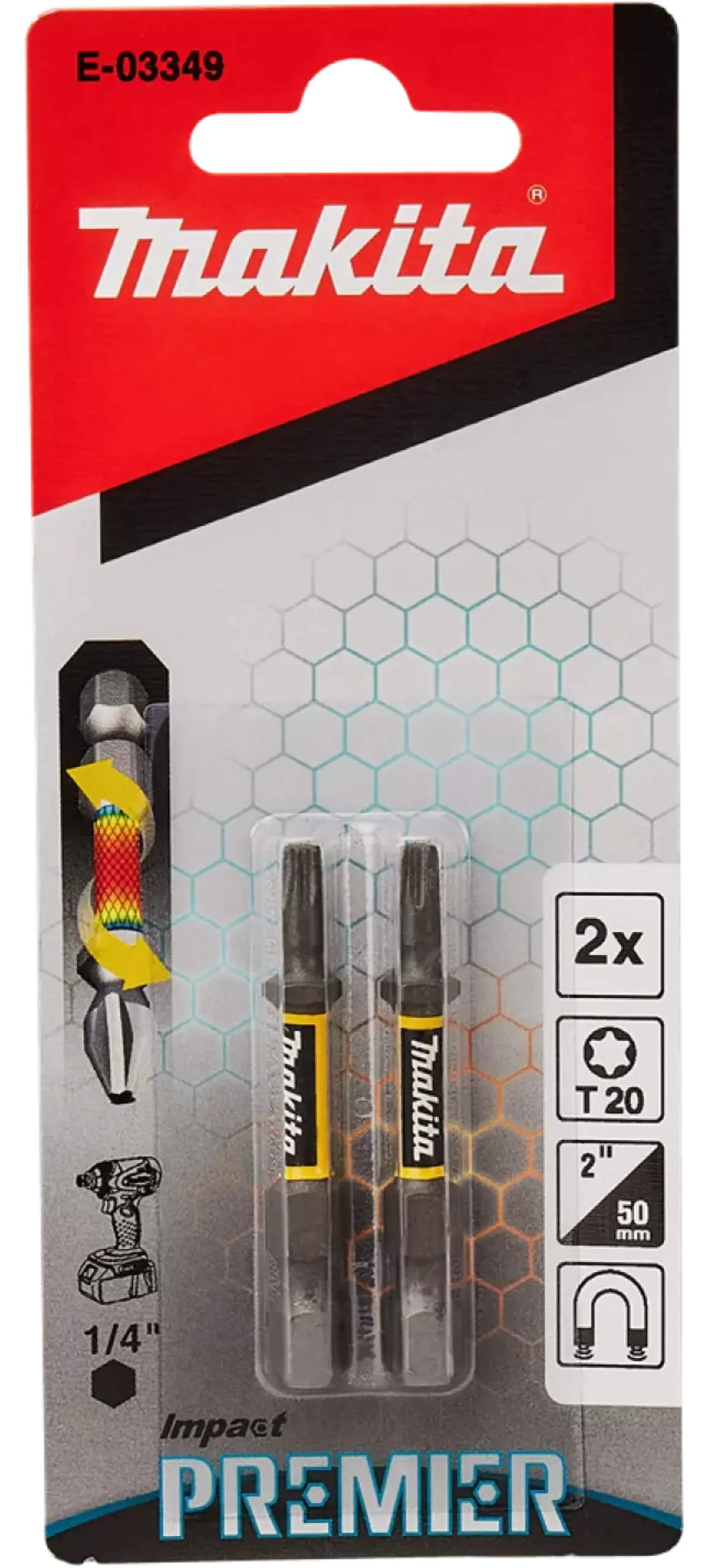 Makita E-03349 Slagschroefbit - T20x50mm