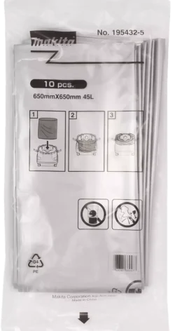Makita 195432-5 Foliezak voor DVC860L - 45L (10st)