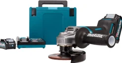 Makita GA013GM201 XGT 40V Max Li-Ion accu haakse slijper set (2x 4,0Ah) in Mbox - 125mm