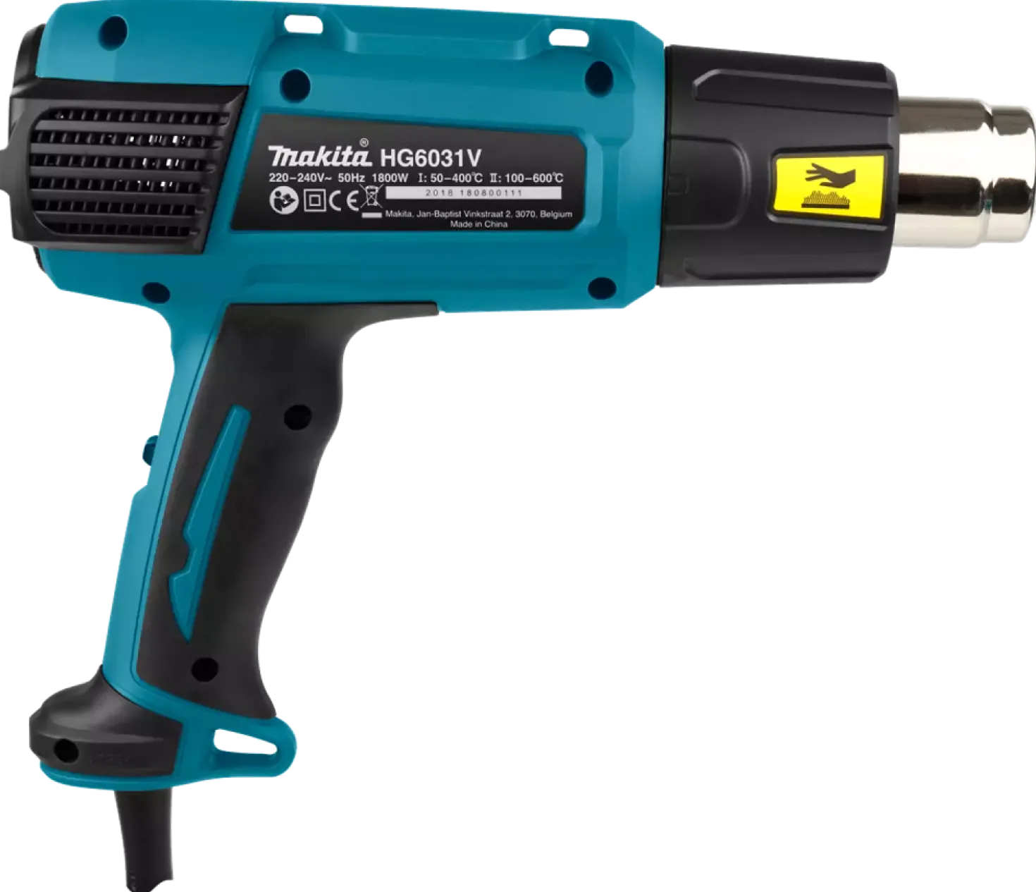 Makita HG6031VK Heteluchtpistool in koffer