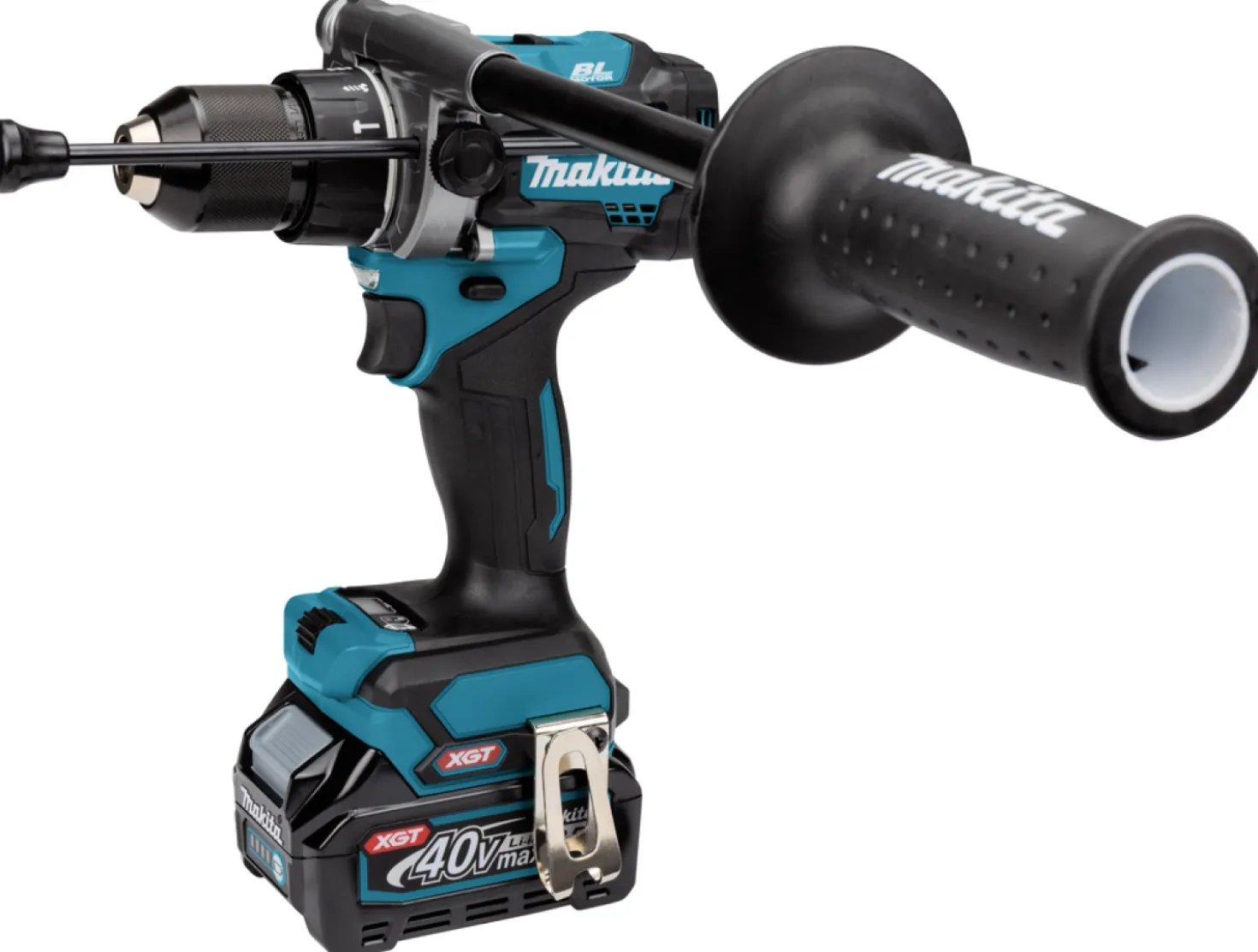 Makita HP001GD201 XGT 40V Max Li-Ion accu klopboor- /schroefmachine set (2x 2,5Ah) in Mbox - 13mm - koolborstelloos