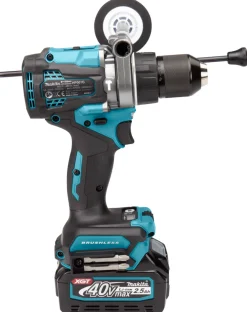 Makita HP001GD201 XGT 40V Max Li-Ion accu klopboor- /schroefmachine set (2x 2,5Ah) in Mbox - 13mm - koolborstelloos