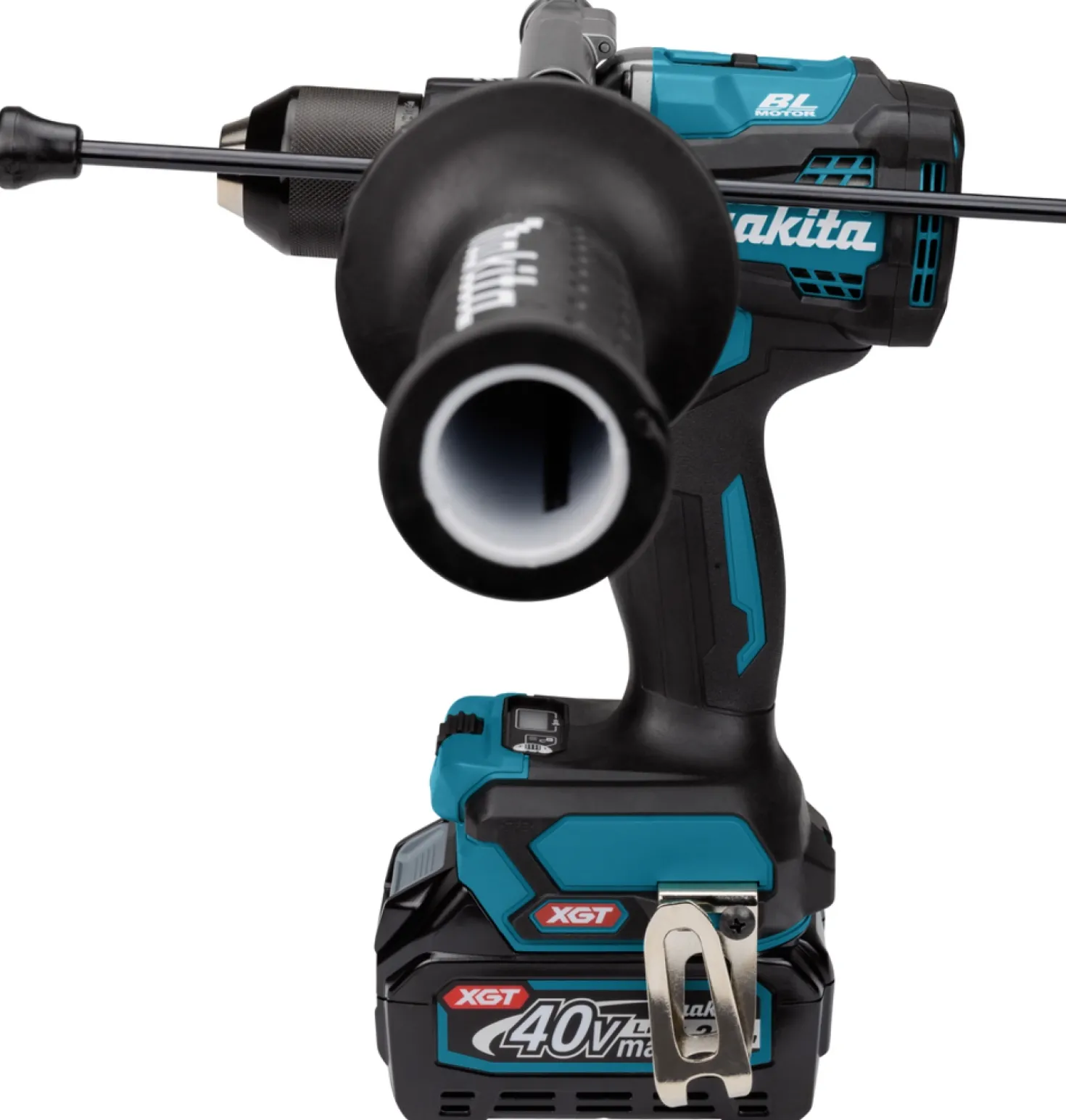 Makita HP001GD201 XGT 40V Max Li-Ion accu klopboor- /schroefmachine set (2x 2,5Ah) in Mbox - 13mm - koolborstelloos