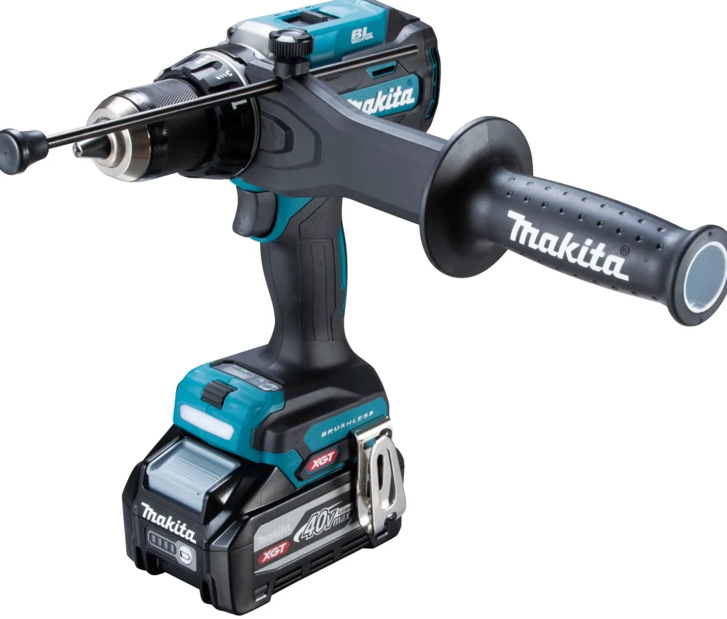 Makita HP003GU201 XGT 40V Max Li-ion accu klopboor-/schroefmachine set (2x 4.0Ah) in Mbox
