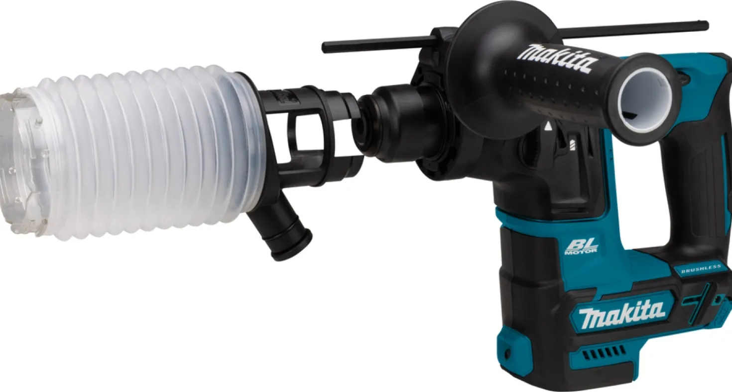Makita HR166DSMJ 10.8V Li-Ion Accu SDS-plus boorhamer set (2x 4.0Ah accu) in Mbox- 1,1J - Koolborstelloos