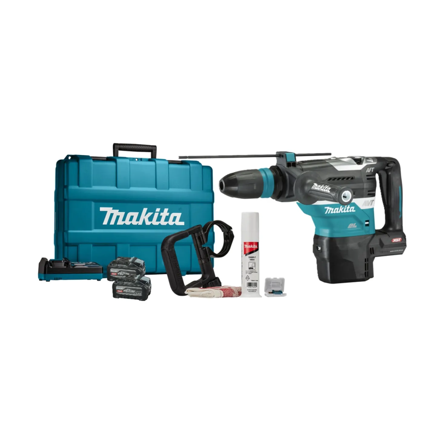 Makita HR005GU201 XGT 40V Max Accu SDS-Max Combihamer set (2x 4.0Ah) in koffer