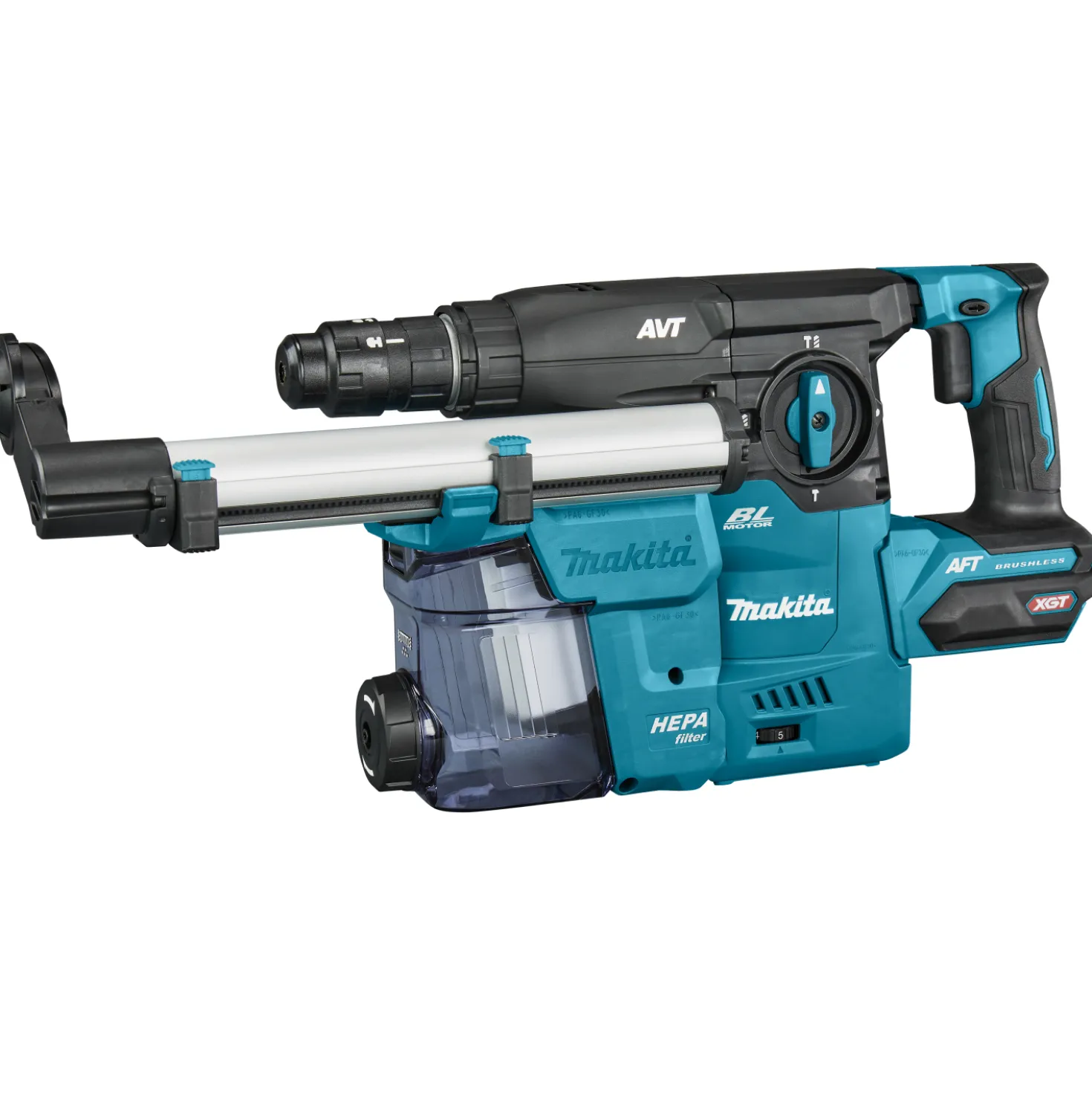 Makita HR009GZ02 XGT 40V Max Combihamer body met stofafzuiging in kunststof koffer - 3,9 J