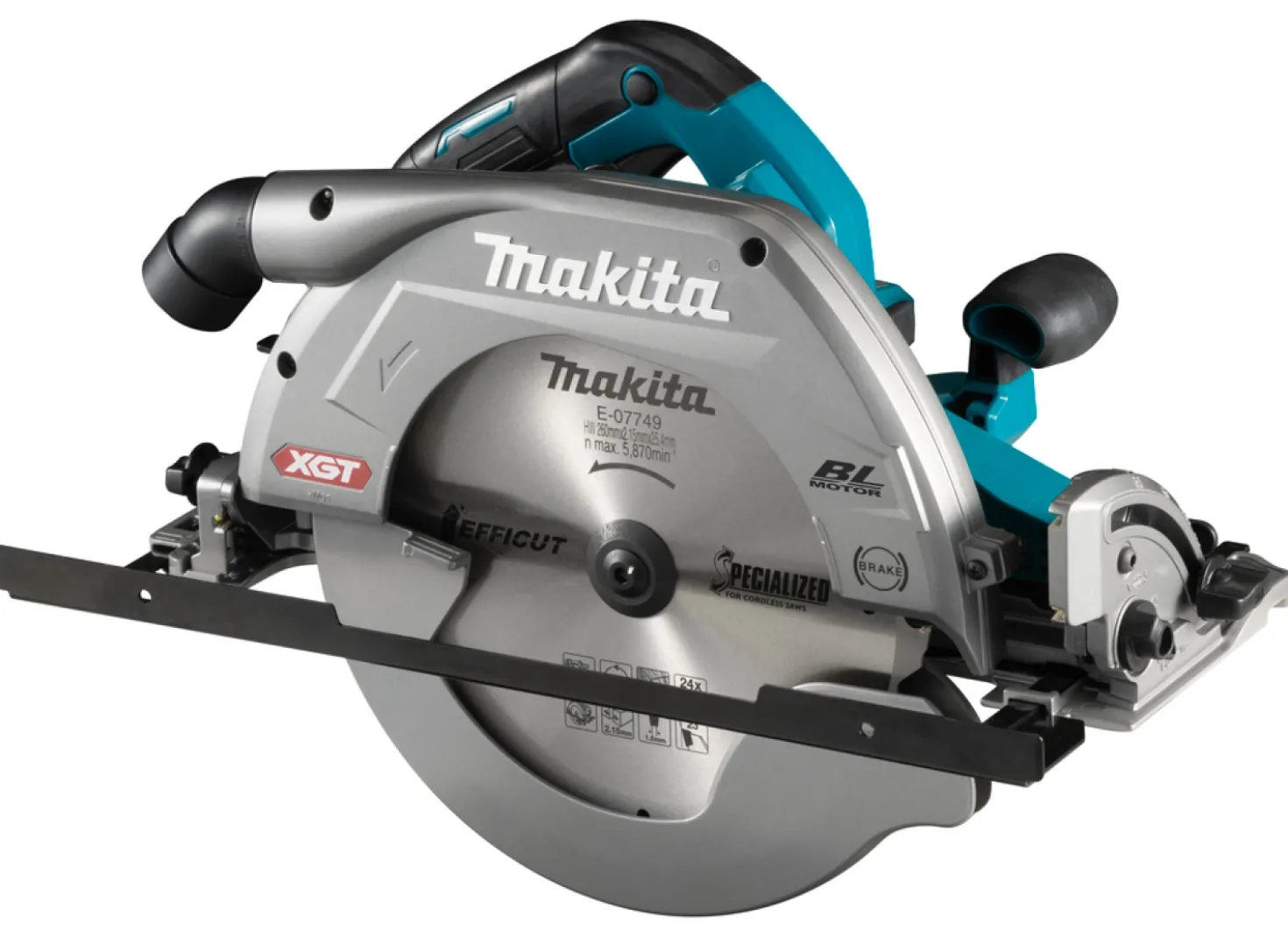 Makita HS011GT201 40V Li-ion accu Cirkelzaag set (2x 5.0Ah accu) in doos - 270mm