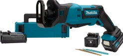 Makita JR103DSMJ 10.8V Li-Ion schuifaccu reciprozaag set (2x 4.0Ah accu) in Mbox - snelwissel