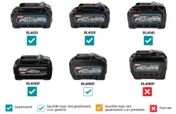 Makita JR001GZ XGT 40V Max Li-Ion accu reciprozaag body - 255x130mm - koolborstelloos