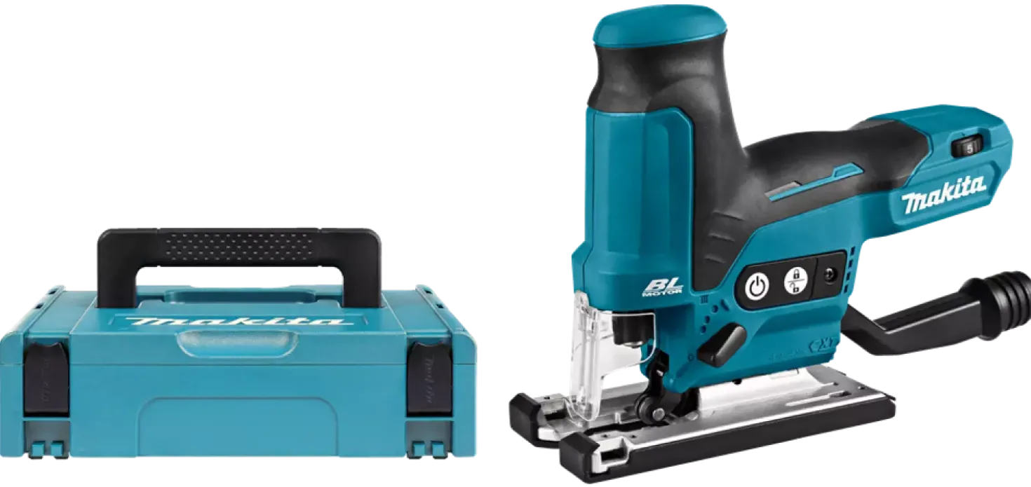 Makita JV102DZJ 10.8V Li-Ion Accu decoupeerzaag body in Mbox - T-greep - variabel - koolborstelloos