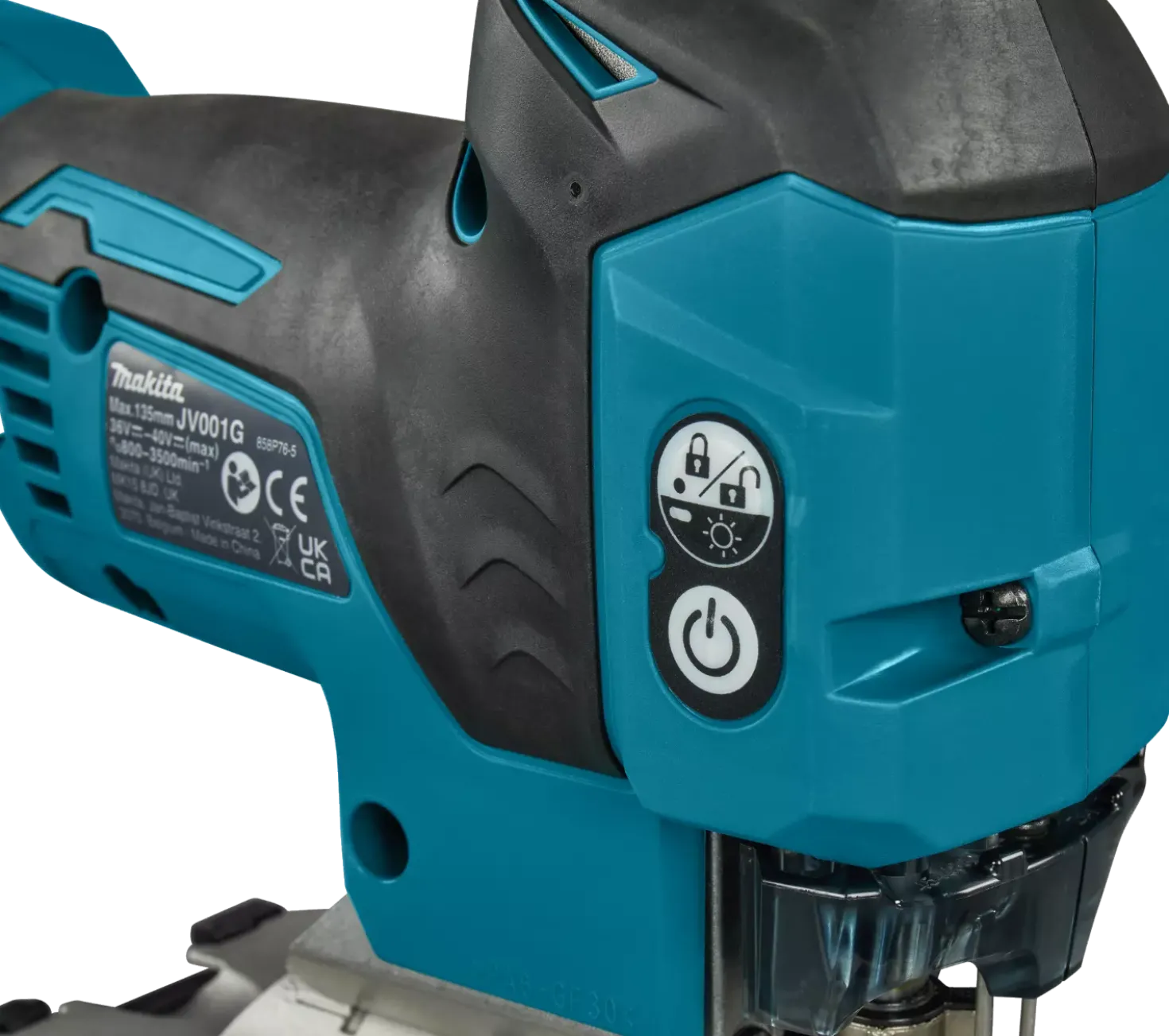 Makita JV001GZ XGT 40V Max Li-ion accu decoupeerzaag Body - Ergonomische greep