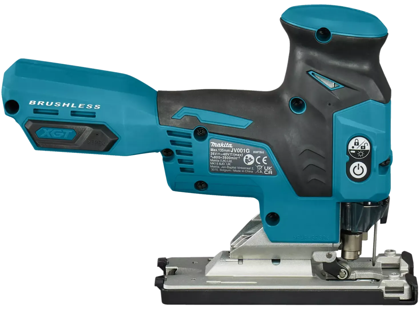 Makita JV001GZ XGT 40V Max Li-ion accu decoupeerzaag Body - Ergonomische greep