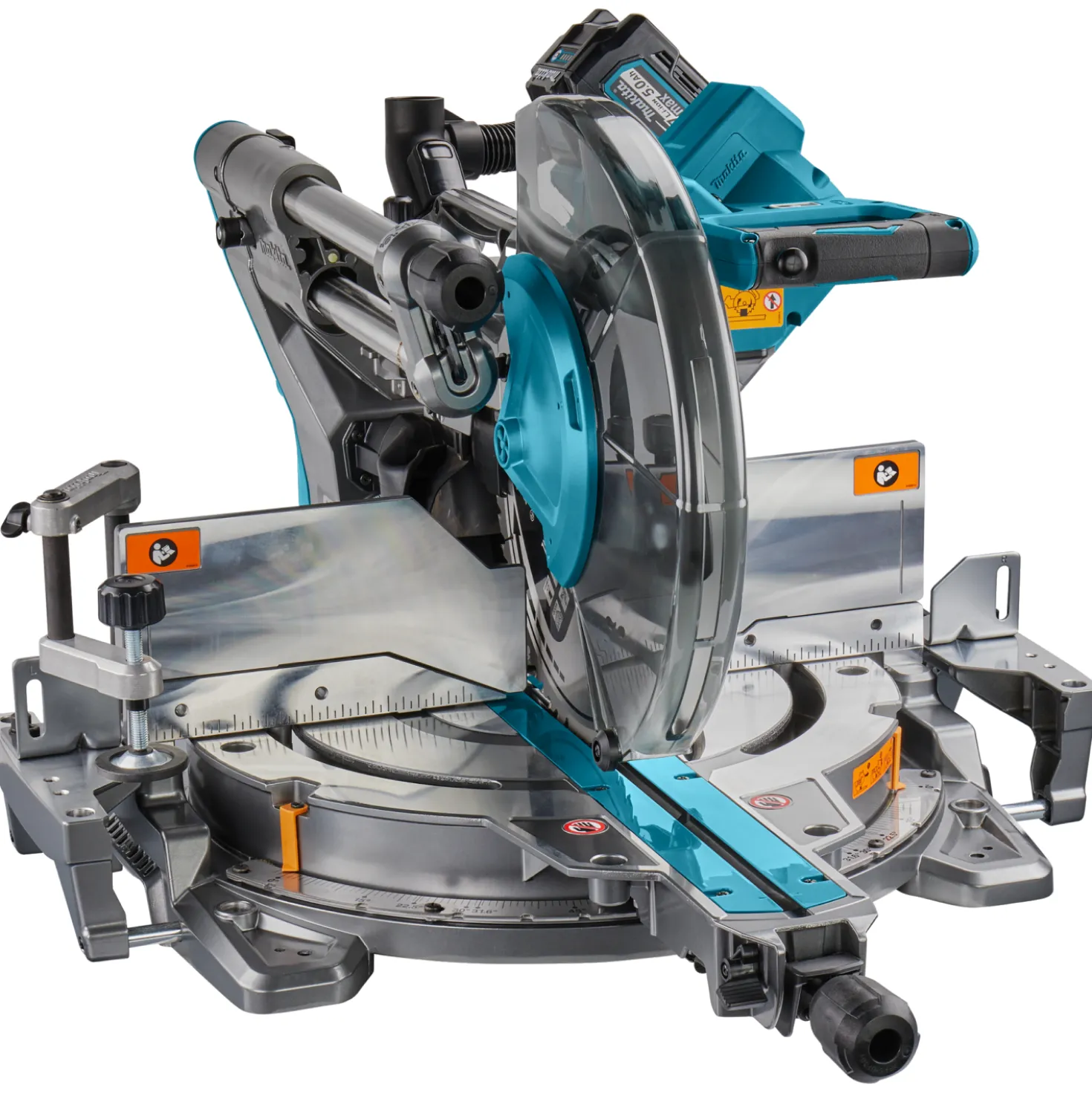 Makita LS004GM102 40V Max Li-Ion accu radiaal afkortzaag (1x 4,0Ah) incl. AWS zender - 260mm