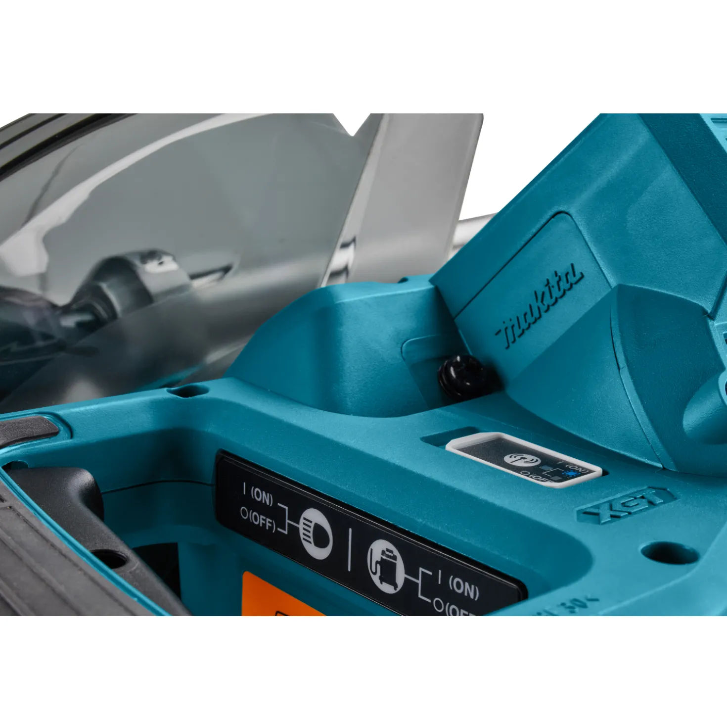 Makita LS004GM102 40V Max Li-Ion accu radiaal afkortzaag (1x 4,0Ah) incl. AWS zender - 260mm