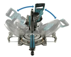 Makita LS003GM102 40V Max Li-Ion accu radiaal afkortzaag set (1x 4,0Ah) incl. AWS zender - 305mm