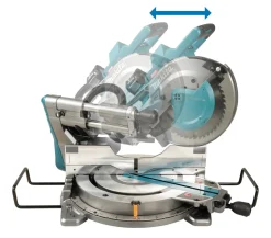 Makita LS004GZ01 XGT 40V Max Li-ion Radiaal afkortzaag 260mm body - met AWS zender