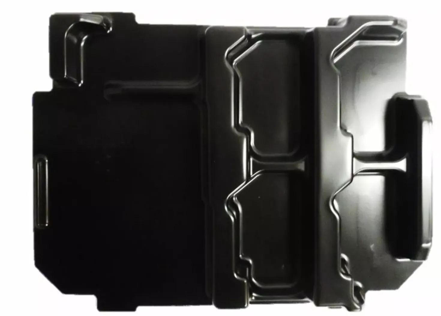 Makita 837948-1 / 838110-1 / / 838754-7 Mbox nr.1 inleg voor 4x accu en lader (BL1830/BL1840/BL1850/)
