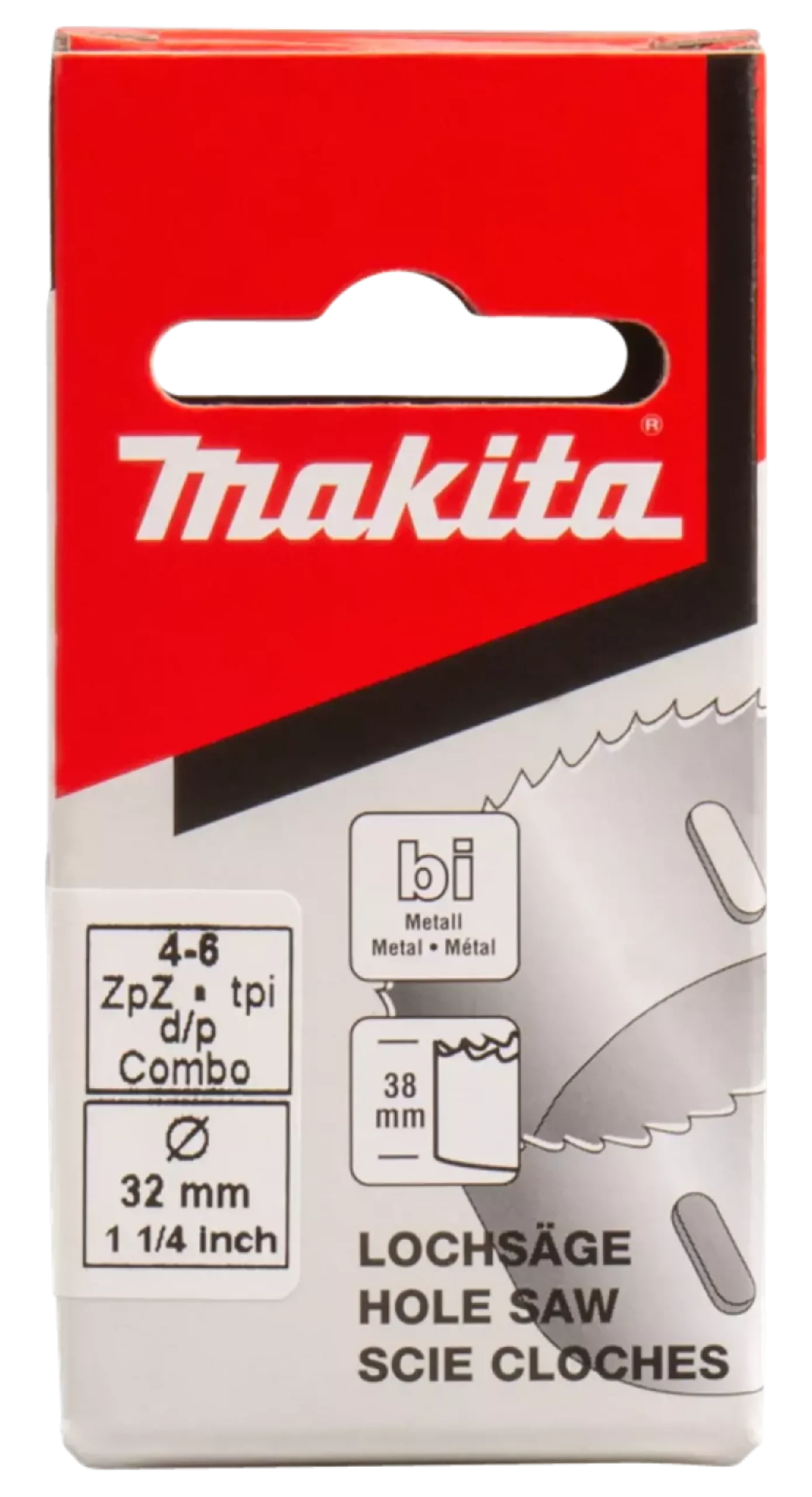 Makita P-34986 HSS-CO Gatenzaag - 32 x 38mm