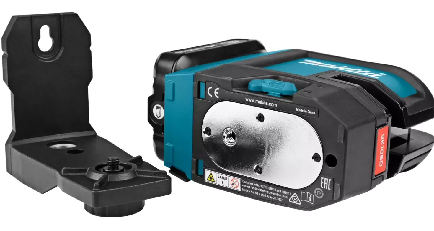 Makita SK105DZ 10,8V Li-Ion accu kruislijnlaser body in tas - zelfnivellerend - rood - 25m