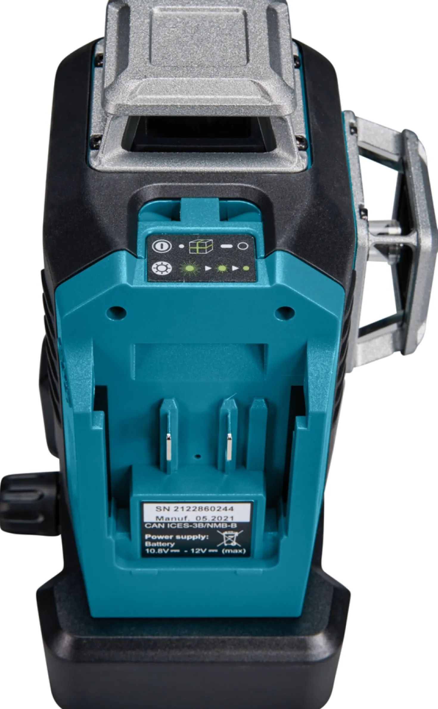 Makita SK700GD 12V Max Li-Ion accu kruislijnlaser body in tas - zelfnivellerend - groen 3x360° - 35m