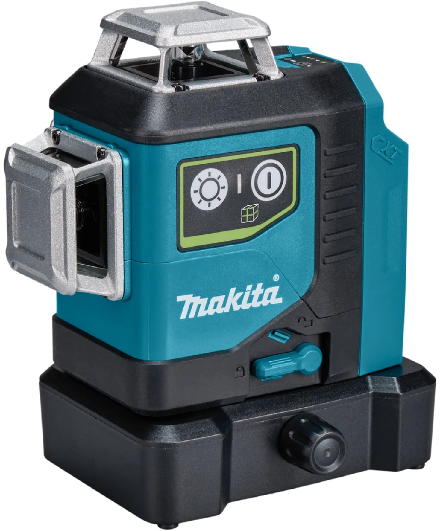 Makita SK700GD 12V Max Li-Ion accu kruislijnlaser body in tas - zelfnivellerend - groen 3x360° - 35m