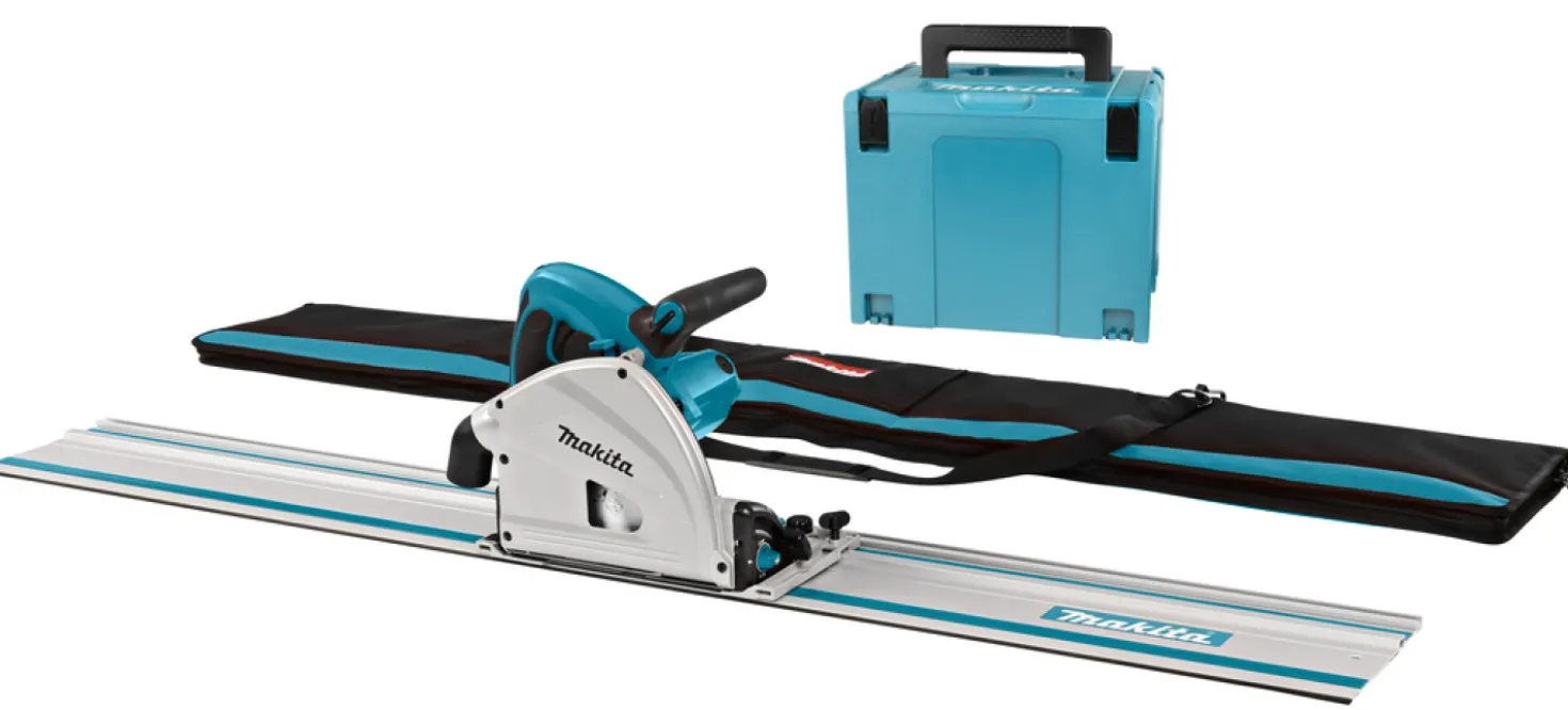 Makita SP6000J1X Invalzaag incl. geleiderail en foudraal in Mbox - 1300W - 165mm