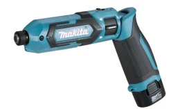 Makita TD022DSE 7,2V Li-Ion accu Slagschroevendraaier set (2x 1,5Ah accu) in tas