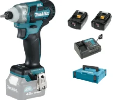 Makita TD111DSMJ 10,8V Li-Ion accu slagschroevendraaier set (2x 4.0Ah accu) in koffer - koolborstelloos - 4933464534