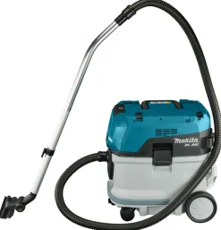 Makita VC007GLL21 XGT 2x40V Max Li-Ion accu Stofzuiger set (2x 8,0 Ah accu) nat en droog - L-klasse - 40L
