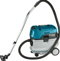 Makita VC007GLL21 XGT 2x40V Max Li-Ion accu Stofzuiger set (2x 8,0 Ah accu) nat en droog - L-klasse - 40L