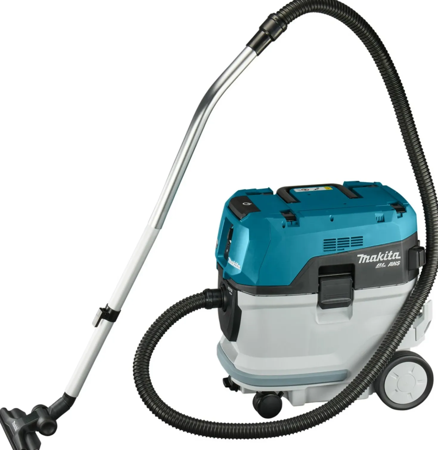 Makita VC007GLL21 XGT 2x40V Max Li-Ion accu Stofzuiger set (2x 8,0 Ah accu) nat en droog - L-klasse - 40L