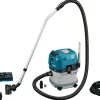 Makita VC004GLT21 XGT 40V Max Li-Ion accu stofzuiger set (2x 5.0Ah accu) - AWS - L-klasse - 15L