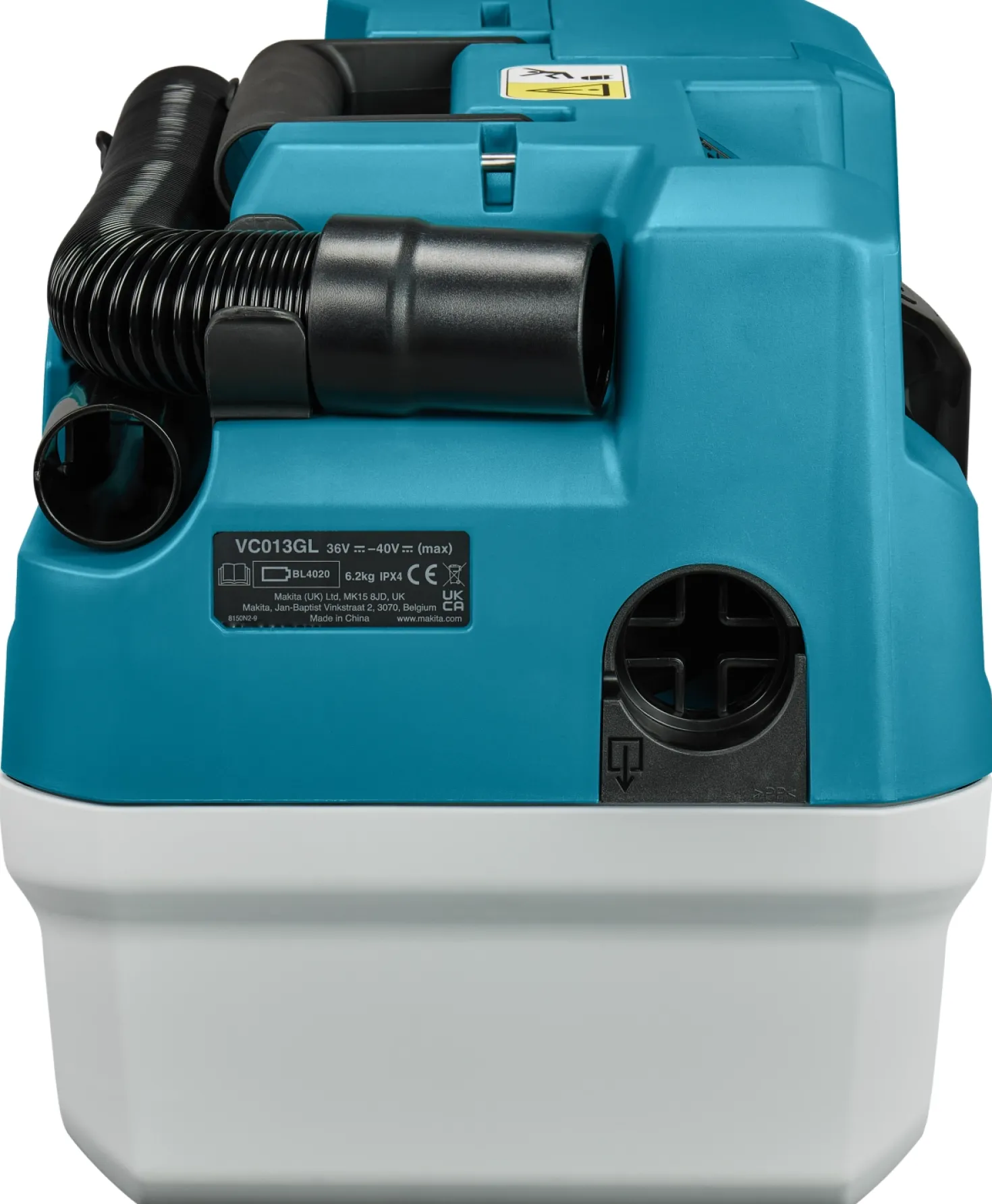 Makita VC013GLZ03 40V Max Li-ion accu alles-/bouwstofzuiger body - L-klasse - 7,5L
