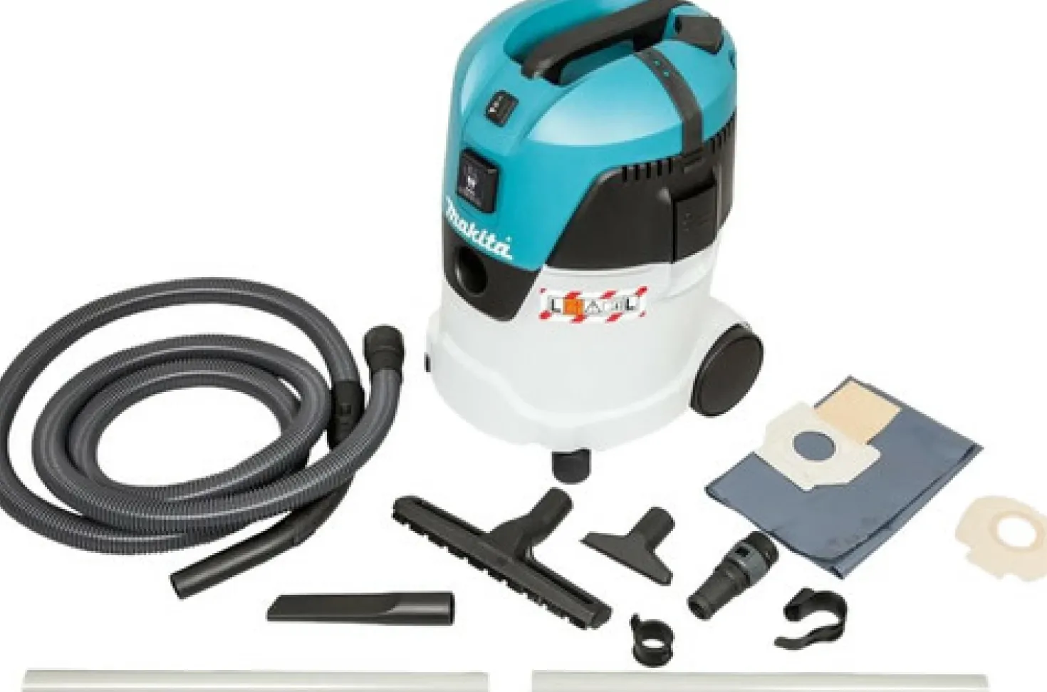 Makita VC2512L Bouwstofzuiger - 1000W - L-klasse - 21L
