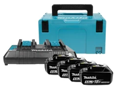 Makita 197626-8 18V Li-Ion accu starterset (4x 5.0Ah) + duolader in Mbox