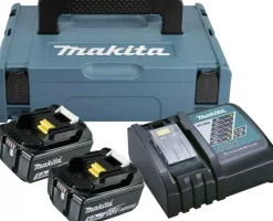 Makita 197624-2 18V Li-ion accu starterset (2x 5.0Ah) + lader in Mbox