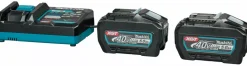 Makita 1911V6-0 40V Li-ion accu starterset (2x 5.0Ah accu) + lader