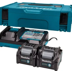 Makita 191V27-4 40V XGT Li-Ion accu starterset (2x 2,5Ah) + lader in Mbox