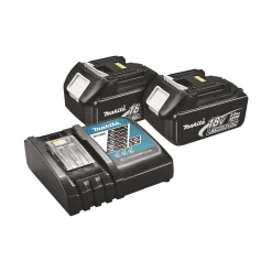 Makita Y-00197 18V Li-Ion accu starterset (2x 3.0Ah) + lader