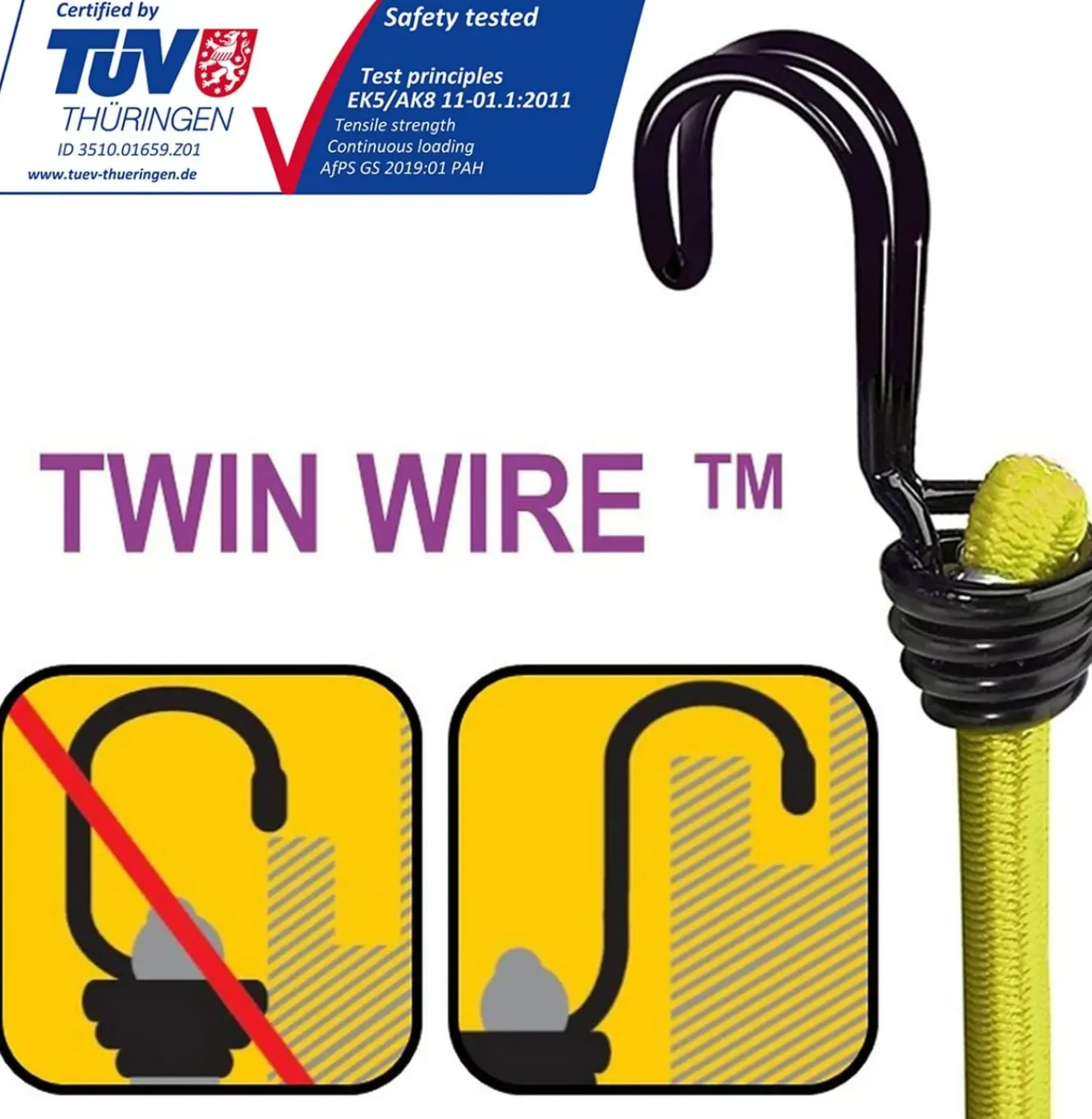 Master Lock 3043EURDAT Twin Wire-snelbinder - set van 10